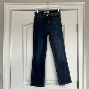 Risen High Rise Slender Straight Jeans